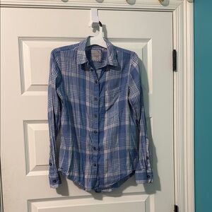 Blue Plaid Women’s Shirt